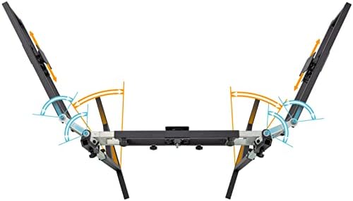 Simfab Triple Monitor Distond for Racing and Flight Simulators Model LD | עבור מונטיורס עד 100x100